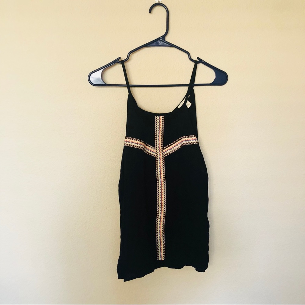 Black tank top